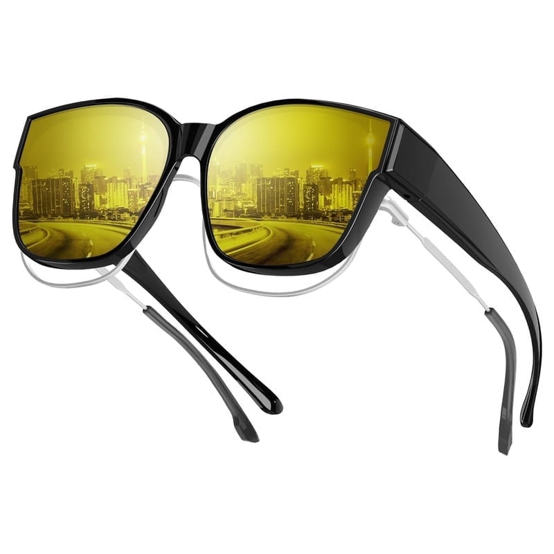 Kaliyadi Fit-Over Anti-Glare Night Driving Glasses: $10.94
