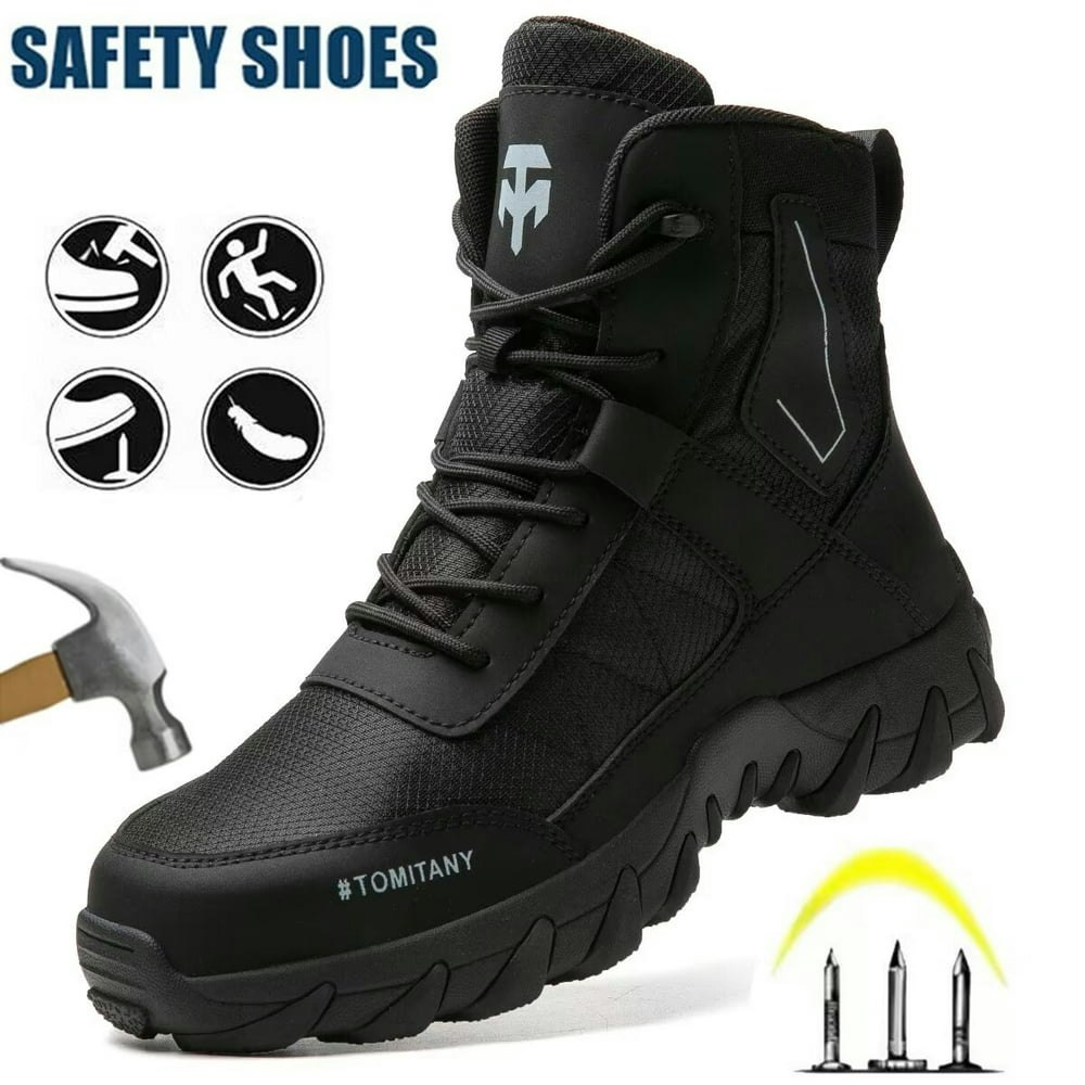 Men's Steel Toe Safety Boots Size 9.5: $39.98 Men's Steel Toe Safety Boots Size 9.5: $39.98