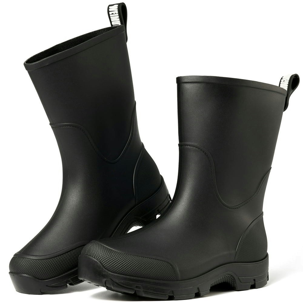Ecetana Women's Waterproof Mid-Calf Rain Boots Wide Fit: $22.83 Ecetana Women's Waterproof Mid-Calf Rain Boots Wide Fit: $22.83