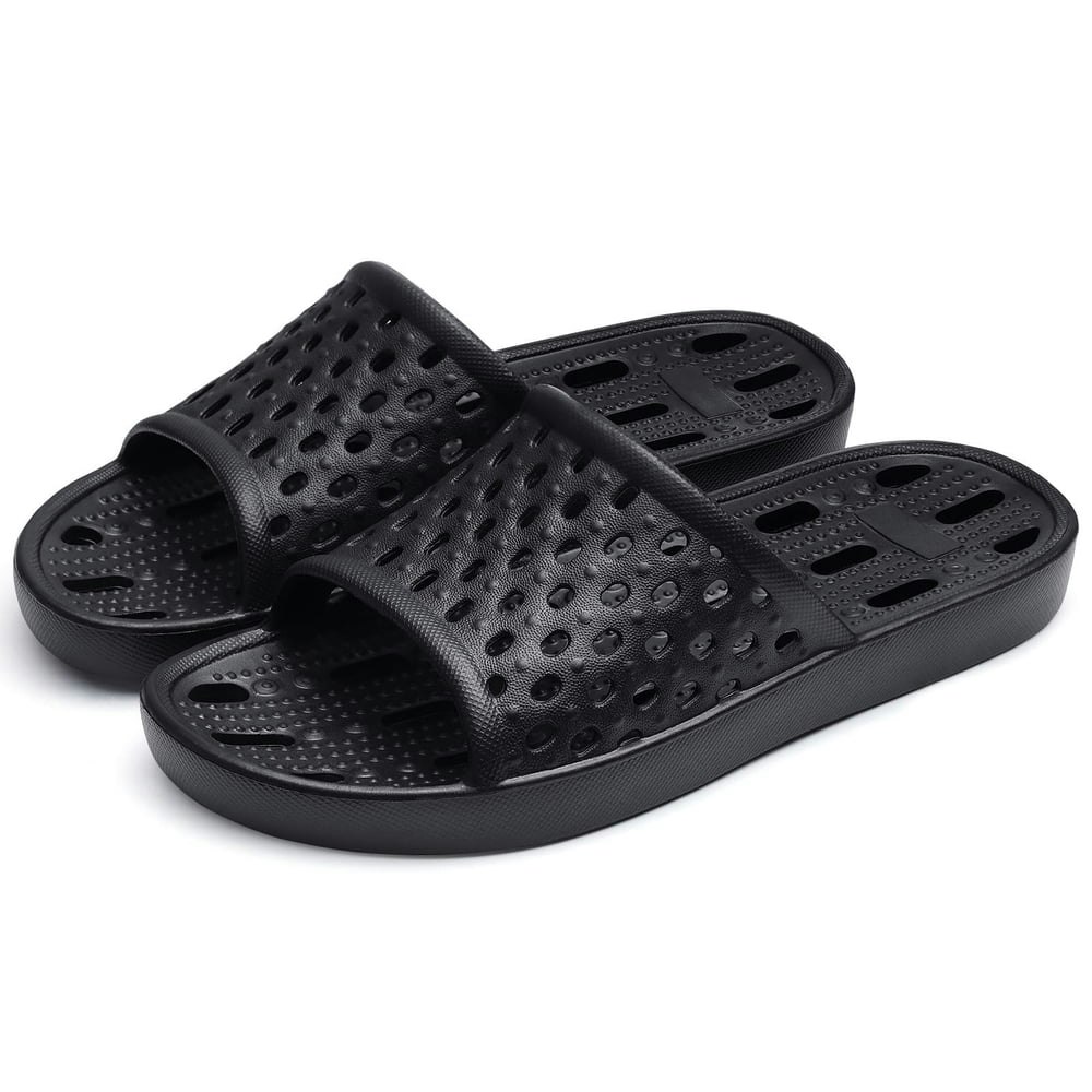 Comwarm Quick Drying Non-Slip Shower Slide Sandals with Drain Holes: $9.99 Comwarm Quick Drying Non-Slip Shower Slide Sandals with Drain Holes: $9.99