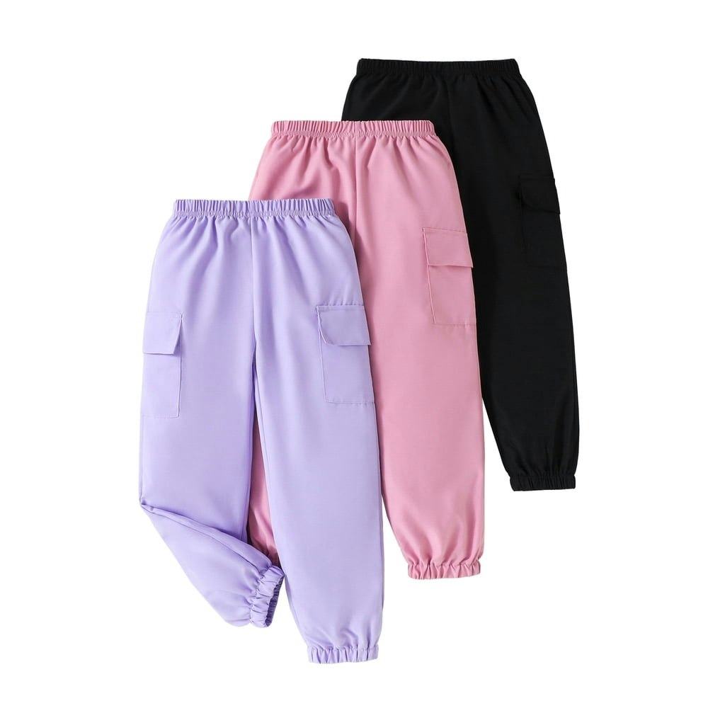 Toddler Girls Jogger Pants 3-Pack: $17.99