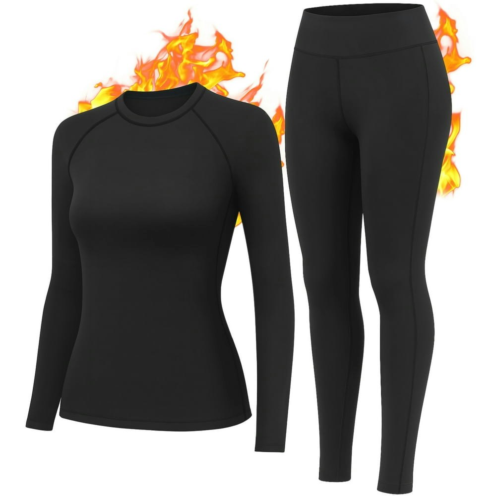 Women's Fleece-Lined Thermal Underwear Set Size M: $14.99 Women's Fleece-Lined Thermal Underwear Set Size M: $14.99