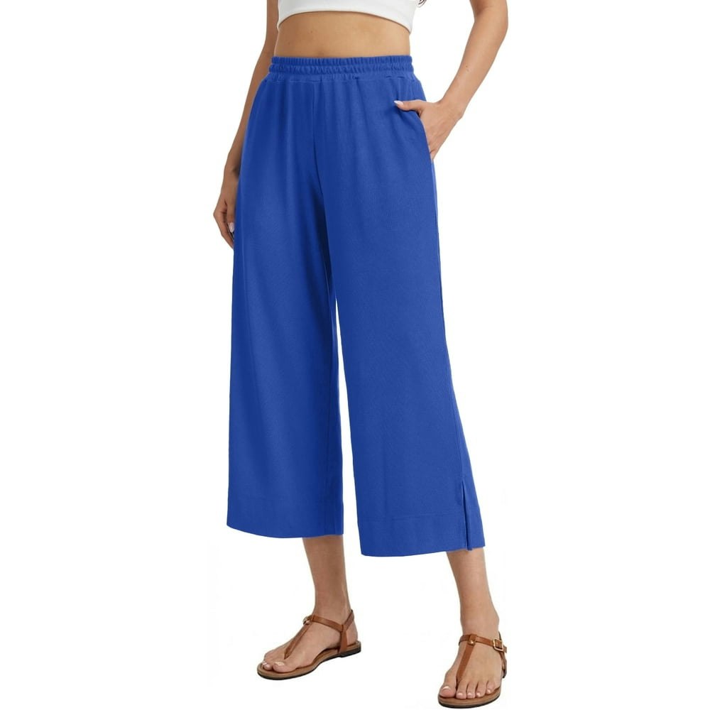Airmenty Women's Wide Leg Pants with Pockets: $14.58