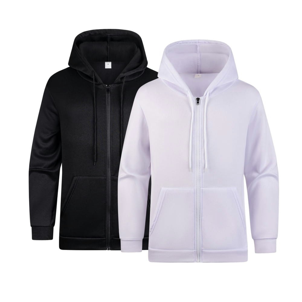 LSYTQRW Men's Full-Zip Hoodies 2-Pack: $17.99
