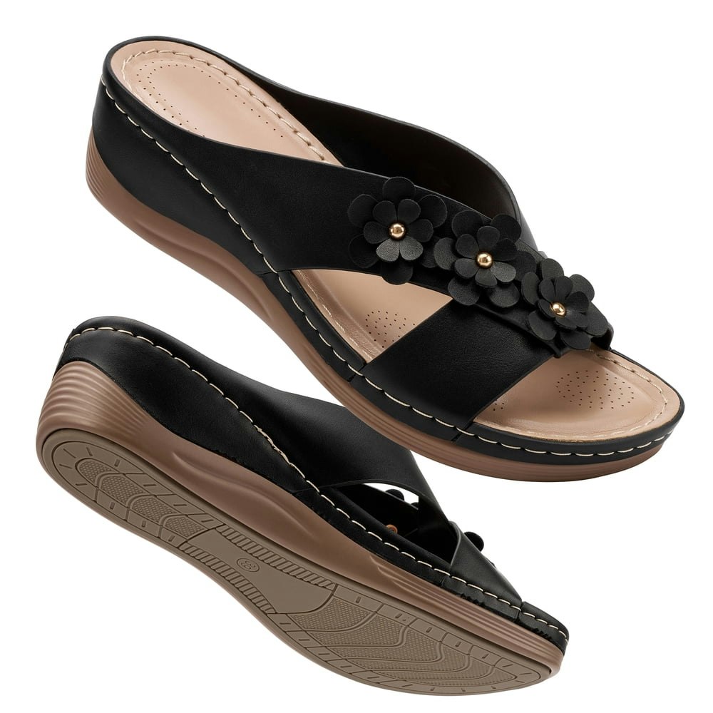 Ablanczoom Women's Arch Support Wedge Sandals: $16.91
