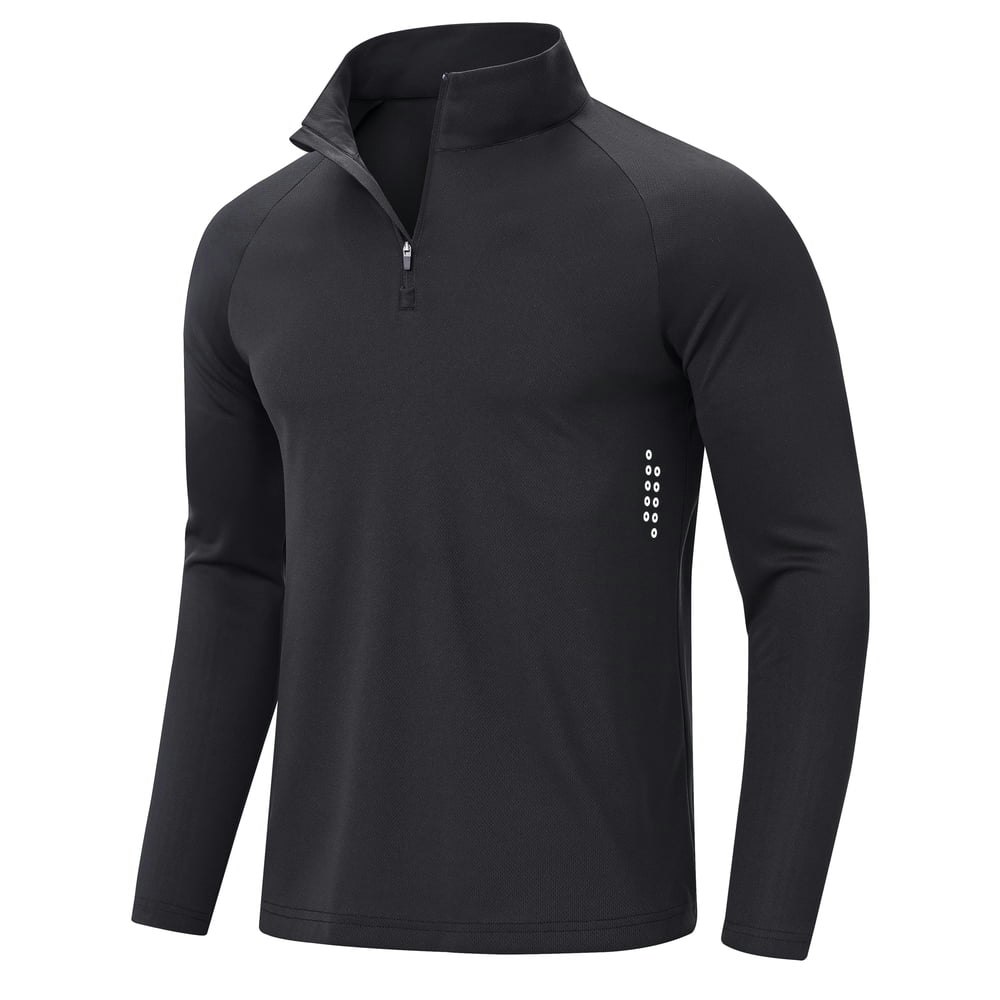 Xidunhg Men's Quarter-Zip Long Sleeve Athletic Pullover: $17.59 Xidunhg Men's Quarter-Zip Long Sleeve Athletic Pullover: $17.59