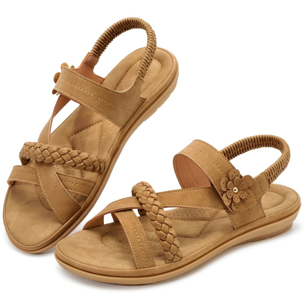 Ablanczoom Women's Non-Slip Flat Sandals: $13.91