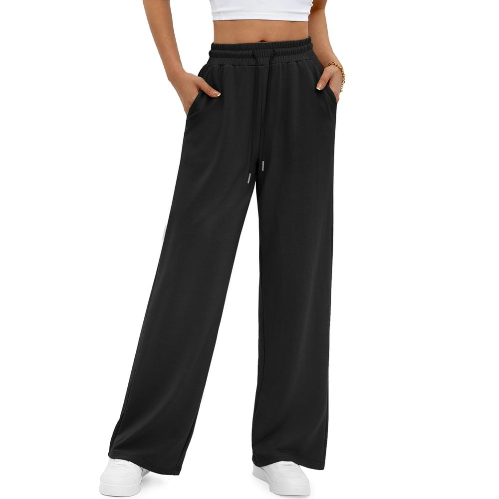 Fantaslook Women's Wide Leg High Waisted Sweatpants with Pockets: $15.69