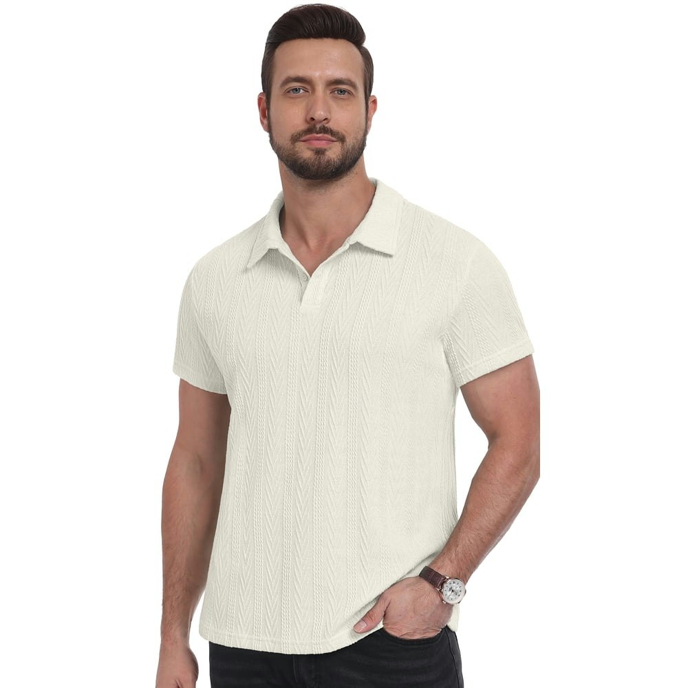 Iceglad Men's Short Sleeve Cotton Polo Shirt: $14.89 Iceglad Men's Short Sleeve Cotton Polo Shirt: $14.89