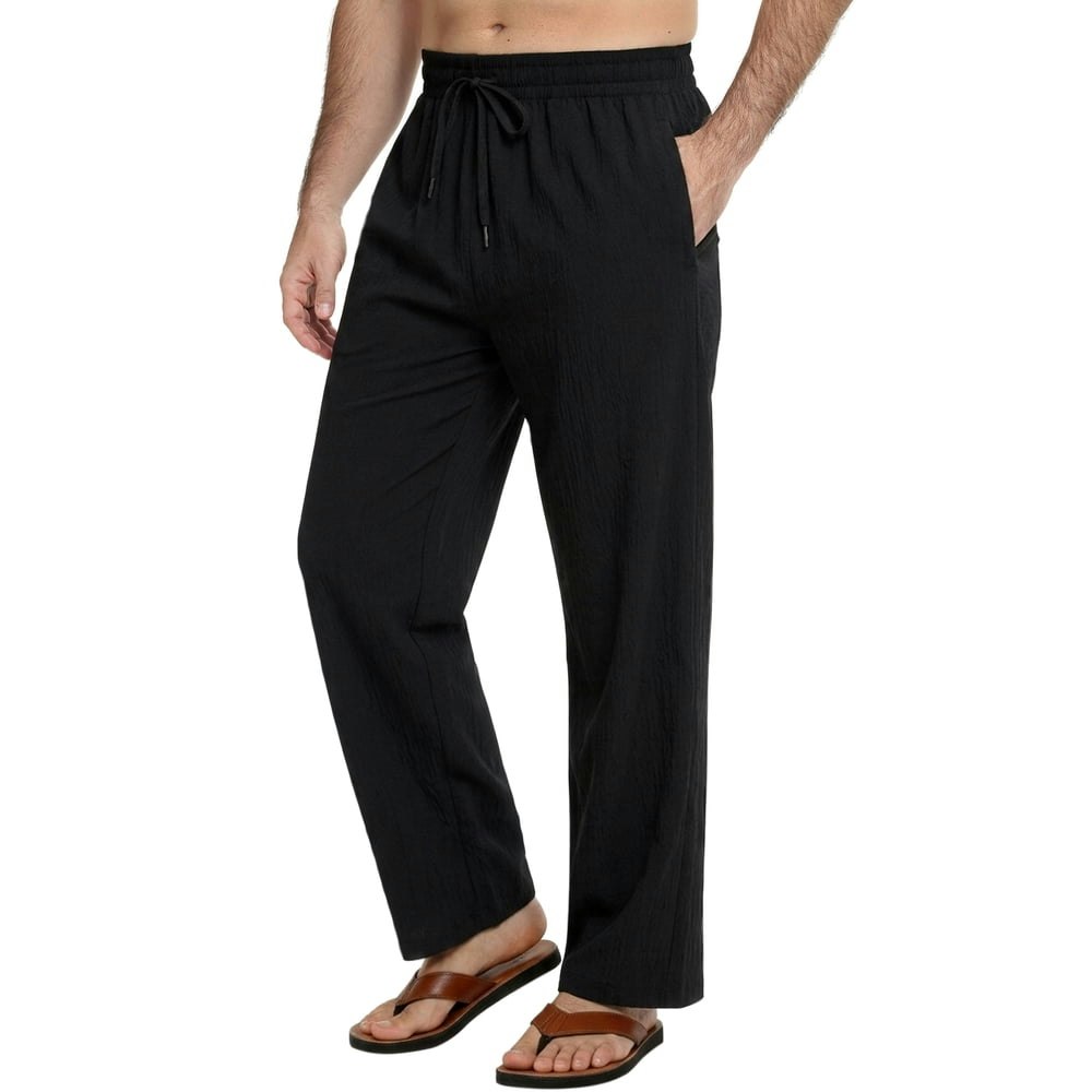 Xidunhg Men's Linen Pants: $19.39 Xidunhg Men's Linen Pants: $19.39