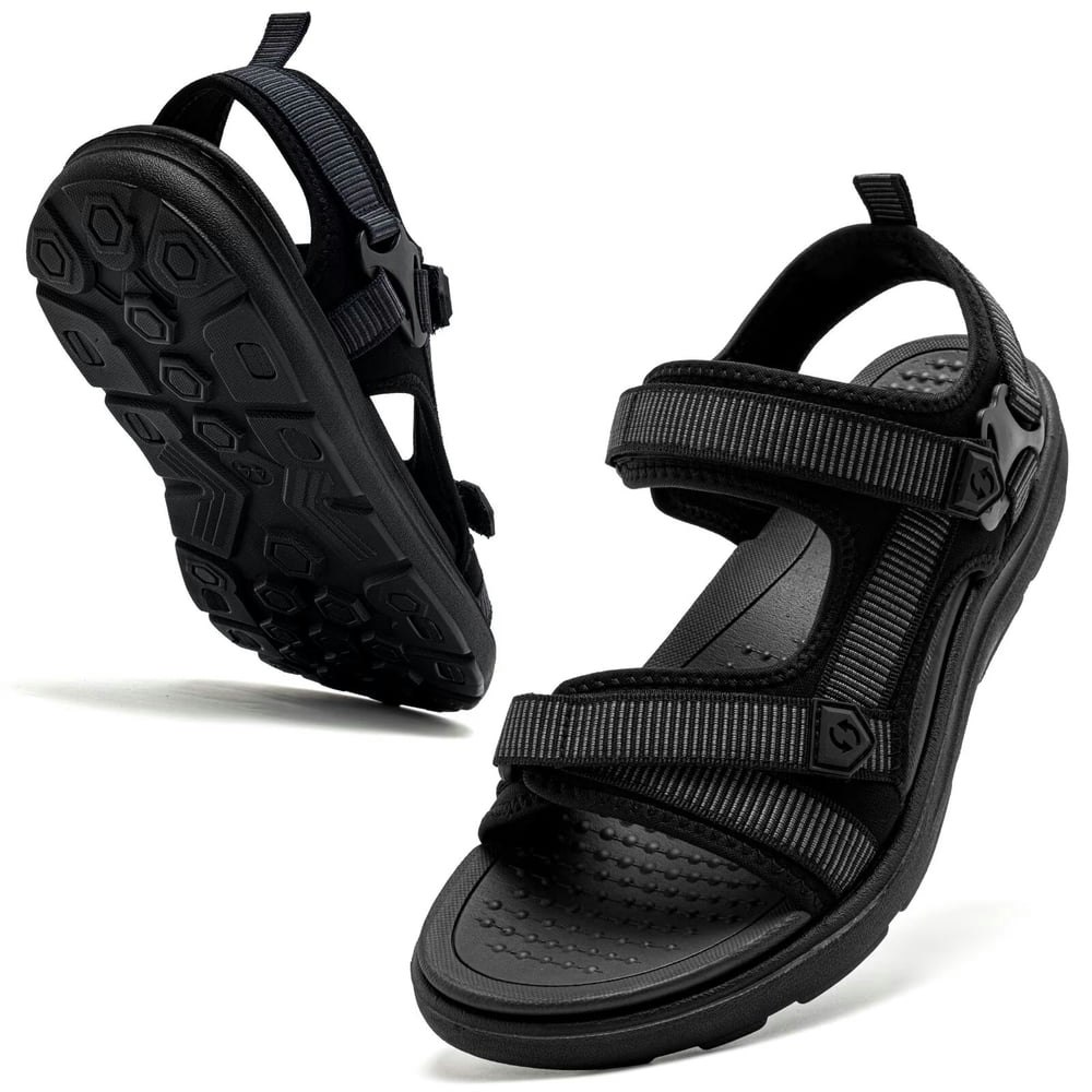 Hobibear Men's Hiking Sandals with Arch Support Quick-Dry Water Shoes: $29.29 Hobibear Men's Hiking Sandals with Arch Support Quick-Dry Water Shoes: $29.29
