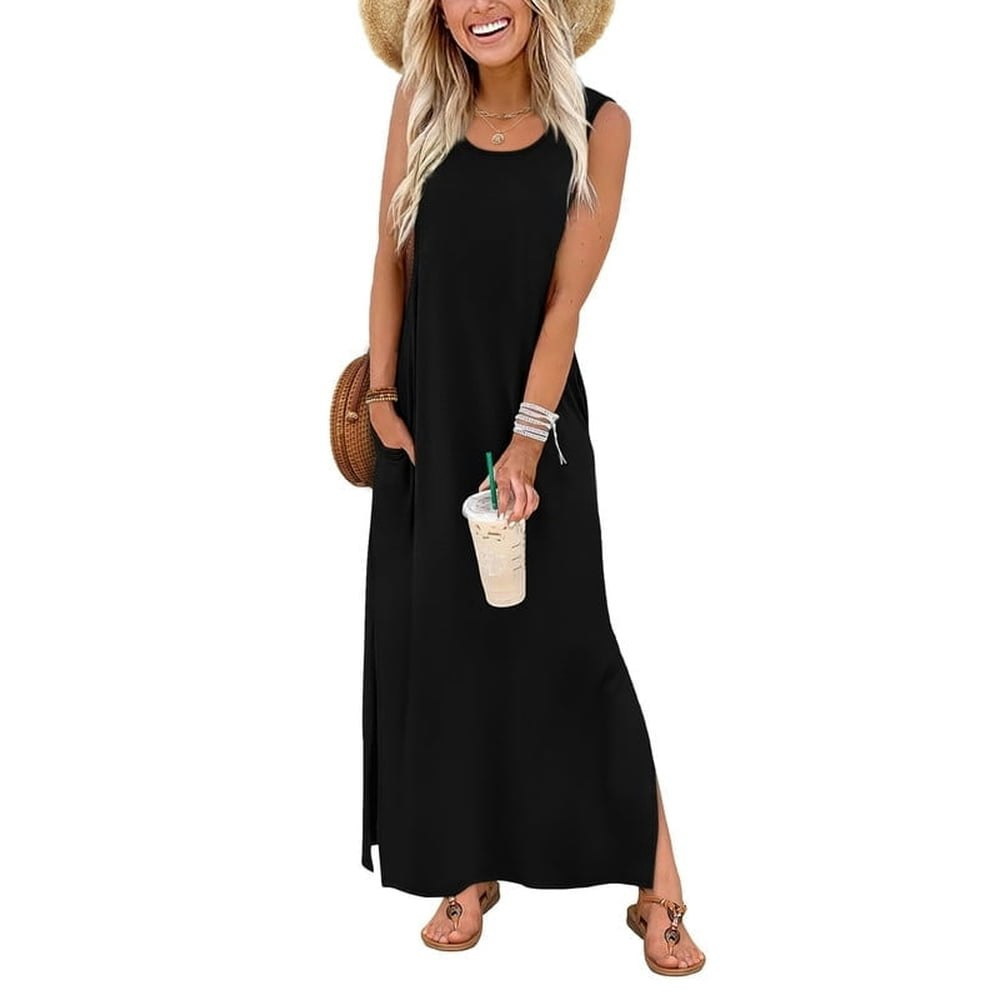 Wiholl Maxi Dress with Pockets: $14.59