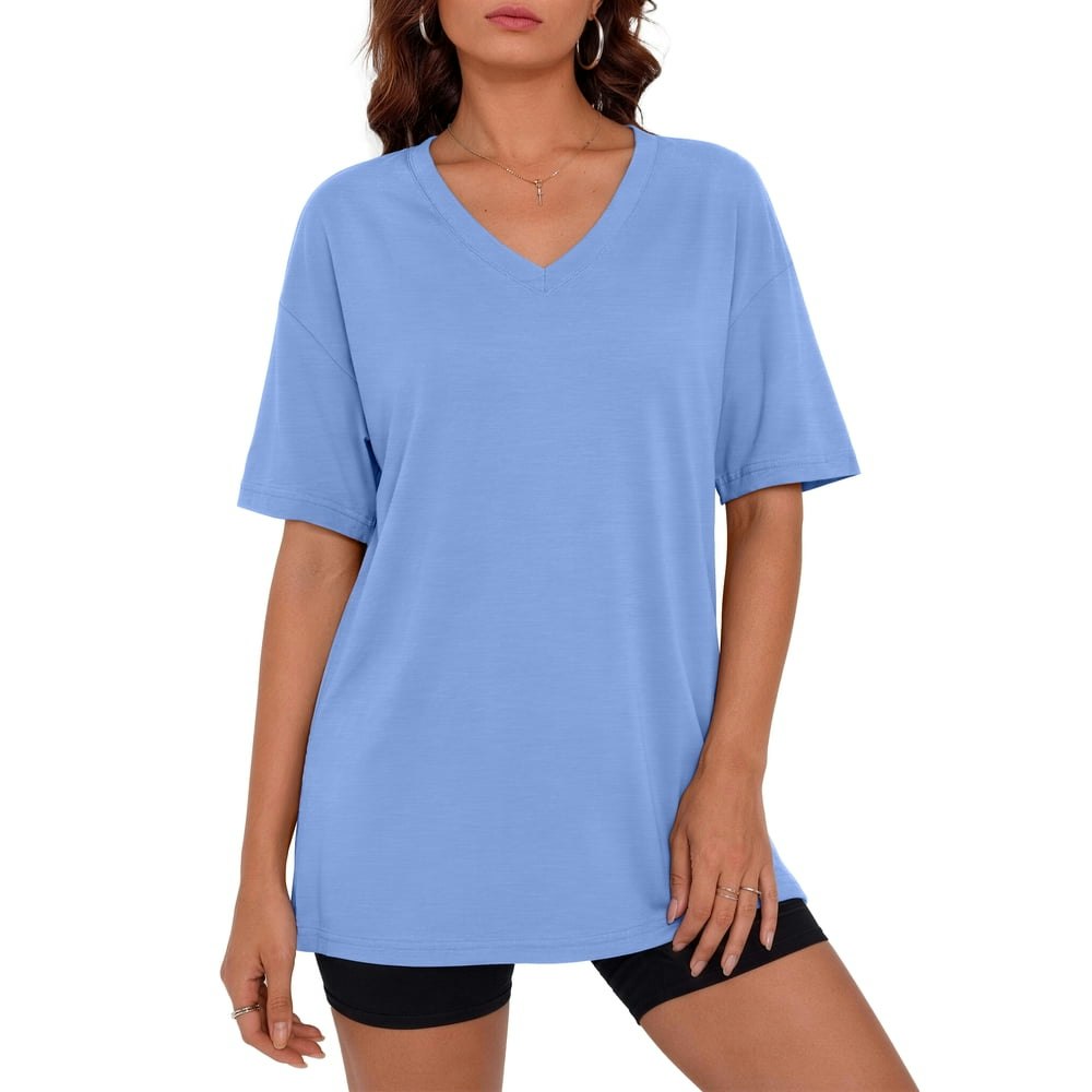 Fantaslook Women's V-Neck Short Sleeve T-Shirt: $10.59 Fantaslook Women's V-Neck Short Sleeve T-Shirt: $10.59