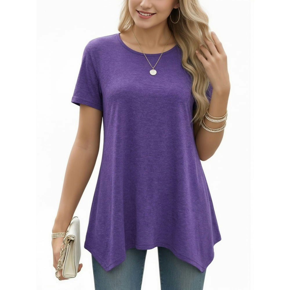 Moyiko Women's Short Sleeve Swing T-Shirt: $13.98 Moyiko Women's Short Sleeve Swing T-Shirt: $13.98