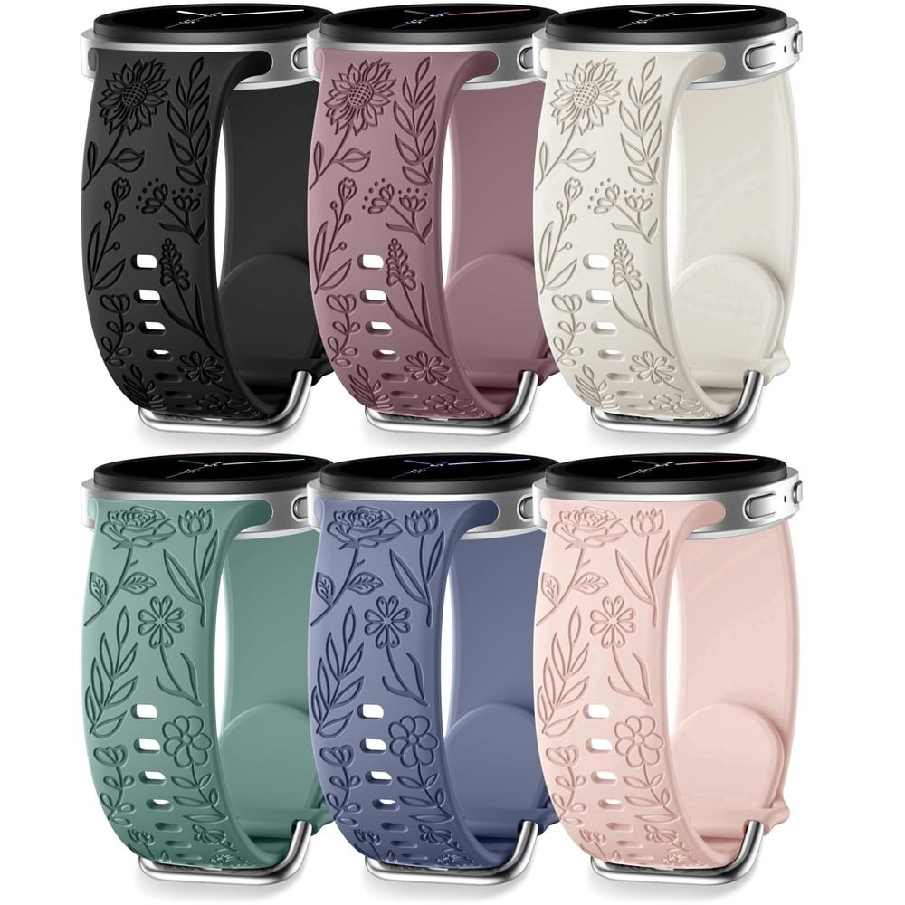 Comvin Floral Engraved Bands for Samsung Galaxy Watch 8 40mm 44mm and Galaxy Watch 8 Classic 46mm: $13.49 Comvin Floral Engraved Bands for Samsung Galaxy Watch 8 40mm 44mm and Galaxy Watch 8 Classic 46mm: $13.49