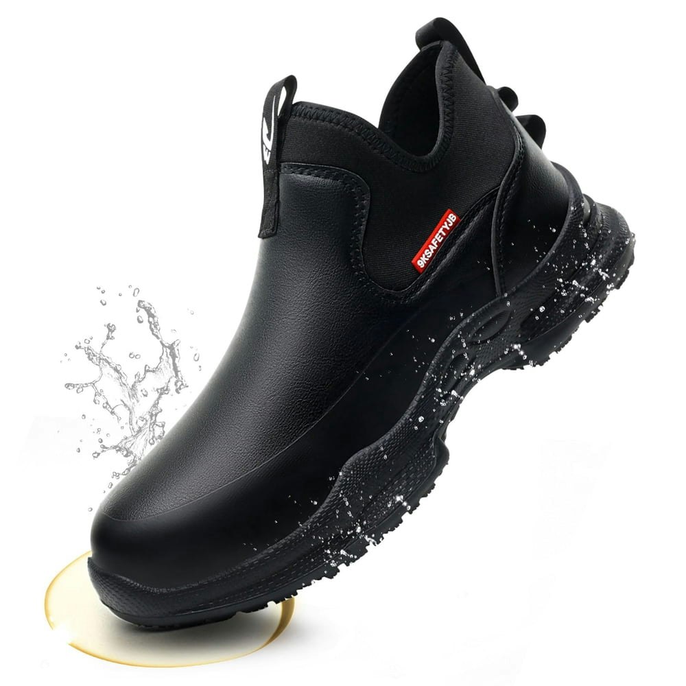 Fadezar Men's Slip Resistant Waterproof Work Shoes: $37.98 Fadezar Men's Slip Resistant Waterproof Work Shoes: $37.98