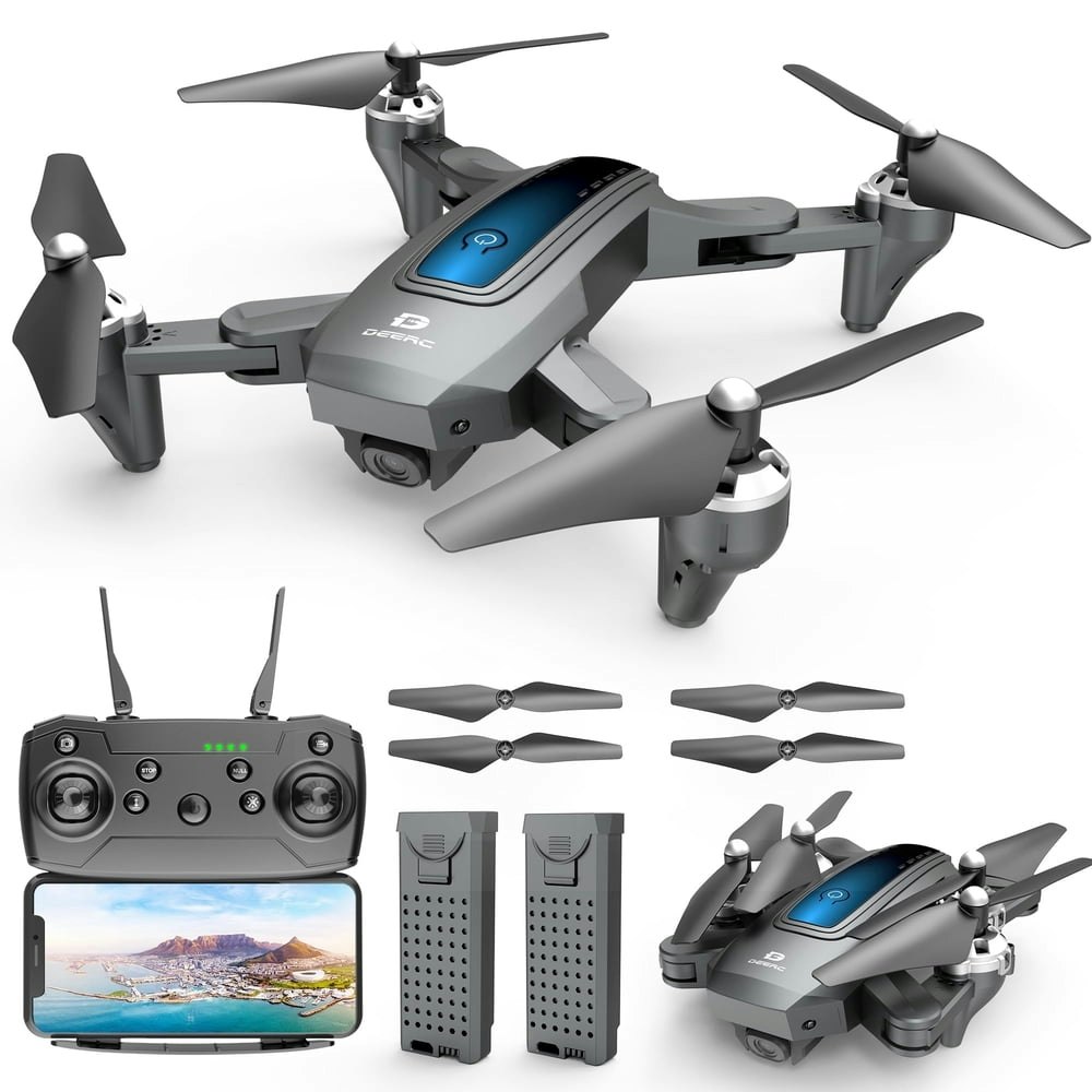 DEERC D10 Drone with 1080p Camera 2-Battery Kit: $39.79 DEERC D10 Drone with 1080p Camera 2-Battery Kit: $39.79
