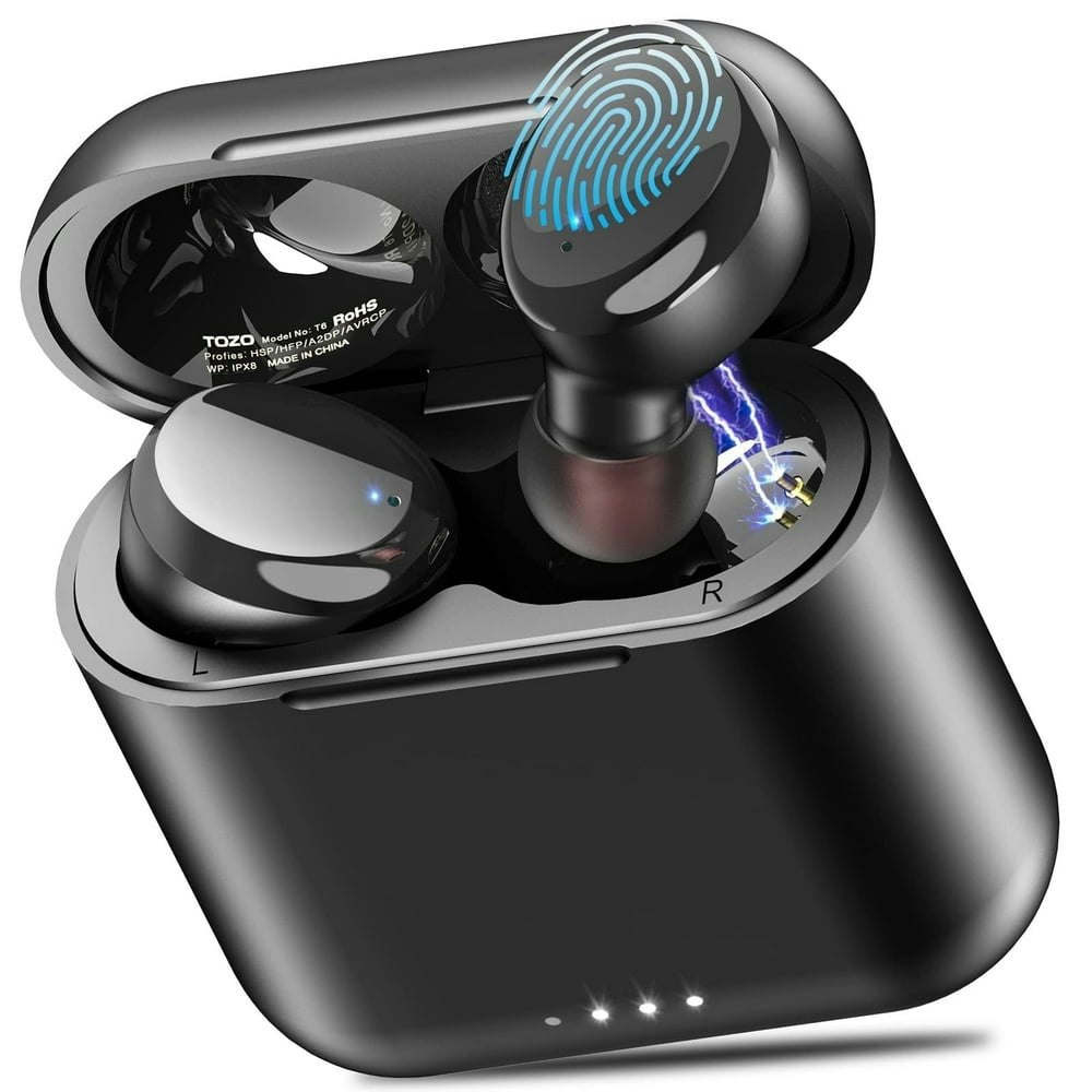 TOZO T6 Wireless Bluetooth Earbuds: $26.99 TOZO T6 Wireless Bluetooth Earbuds: $26.99