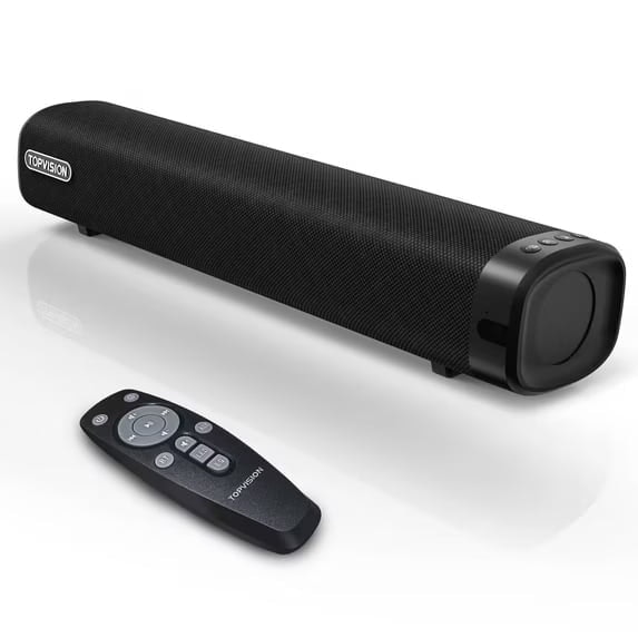 Topvision 50W Bluetooth Soundbar with Subwoofer: $35.89