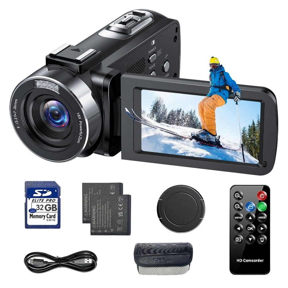 Campark 4K Digital Video Camcorder with LED Light and Remote Control: $69.79 Campark 4K Digital Video Camcorder with LED Light and Remote Control: $69.79