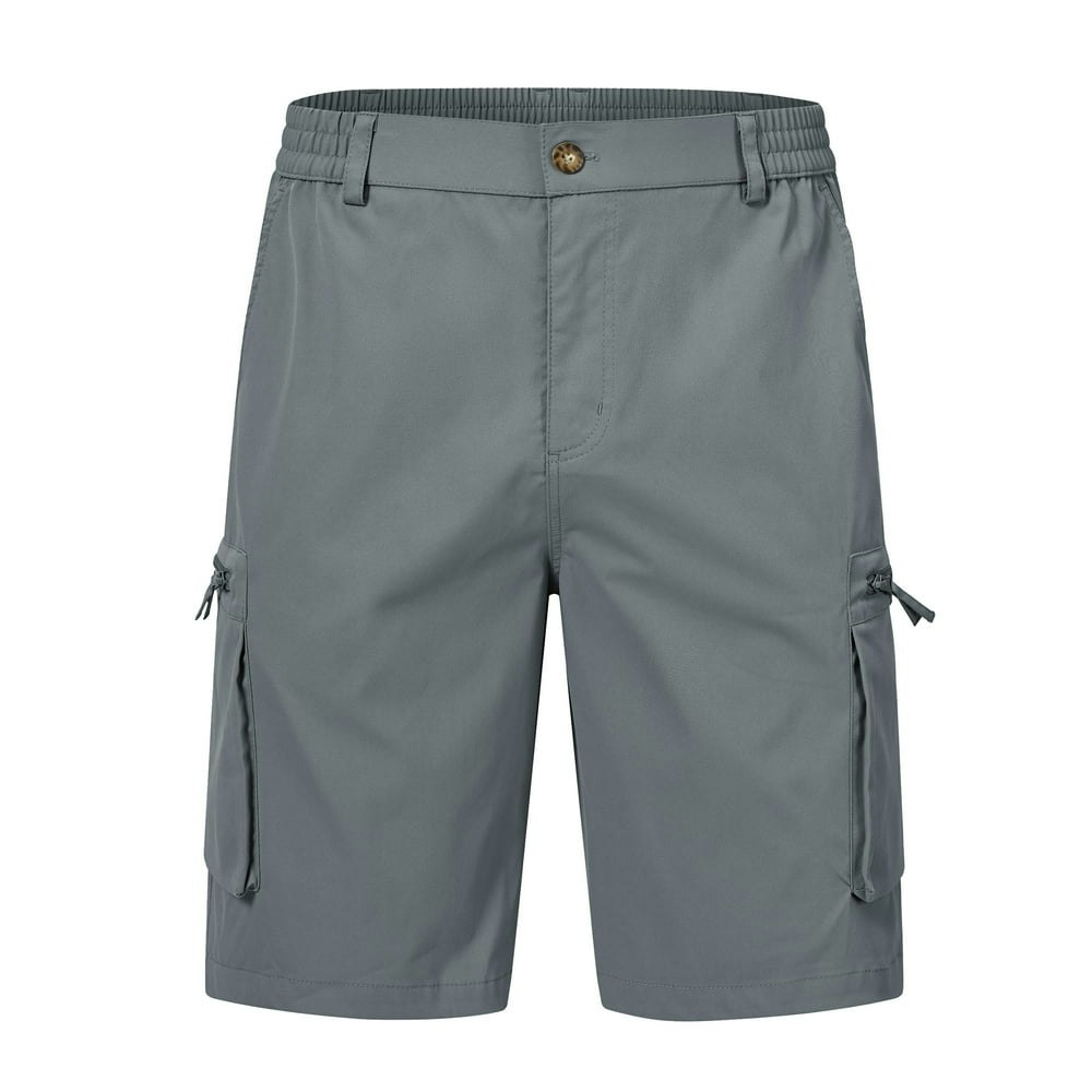 Men's Hiking Cargo Shorts 34 Grey: $23.38