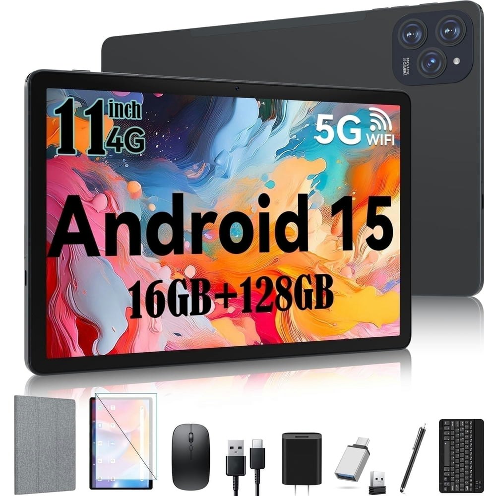 11-Inch Android Tablet 16GB RAM 128GB ROM: $113.99 11-Inch Android Tablet 16GB RAM 128GB ROM: $113.99