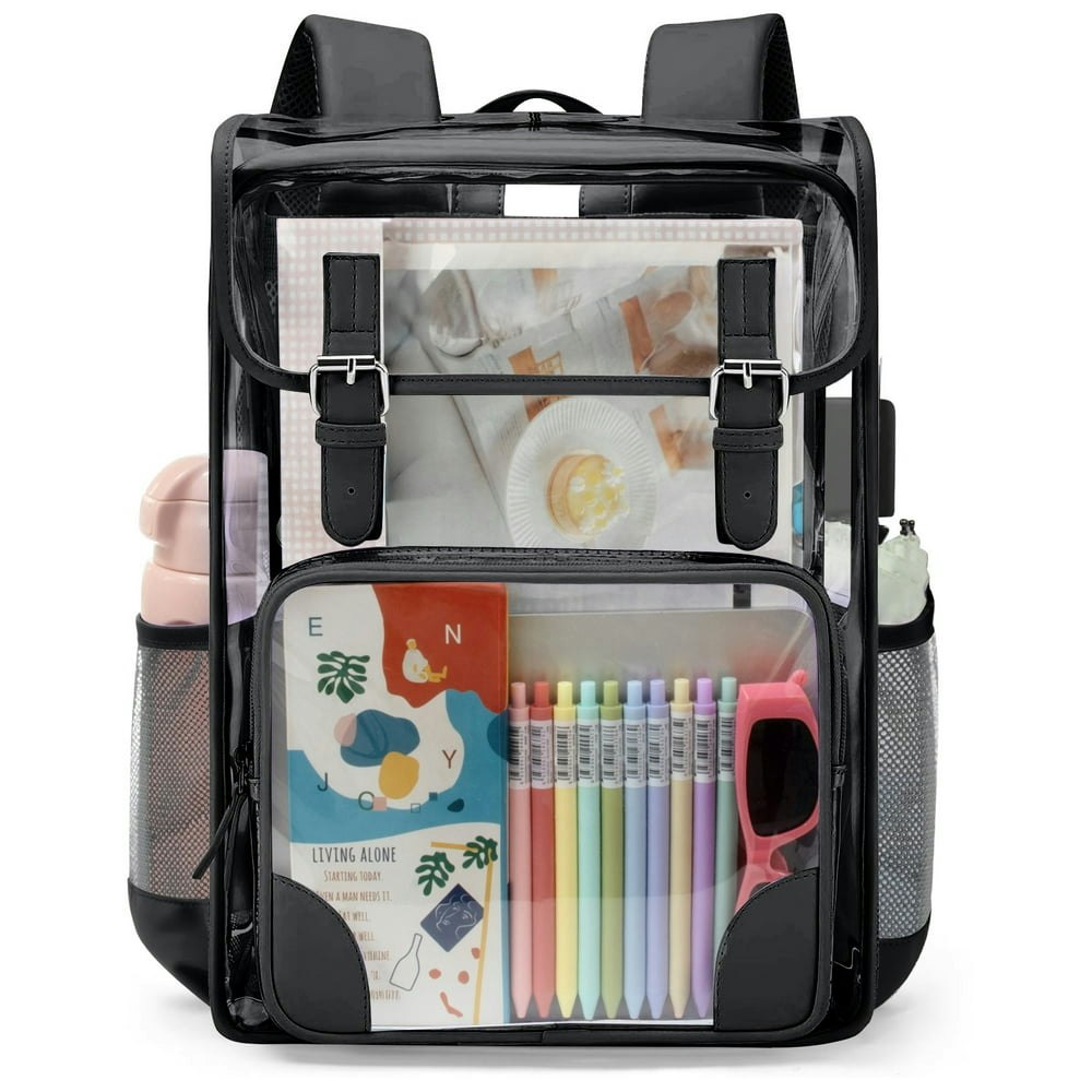 Dakimoe Clear Backpack 17"": $19.99 Dakimoe Clear Backpack 17"": $19.99