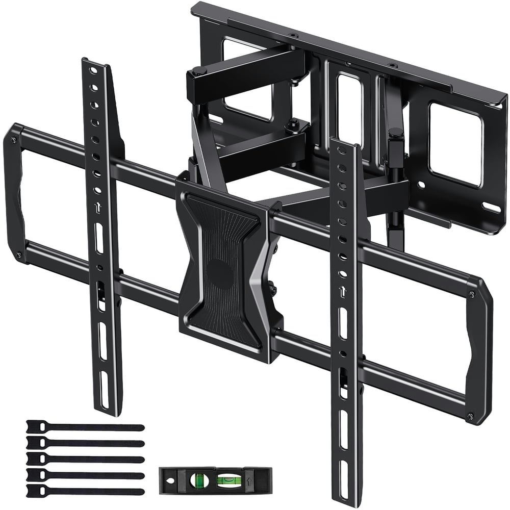 MountFTV Full Motion TV Wall Mount for 37-82" TVs: $35.49