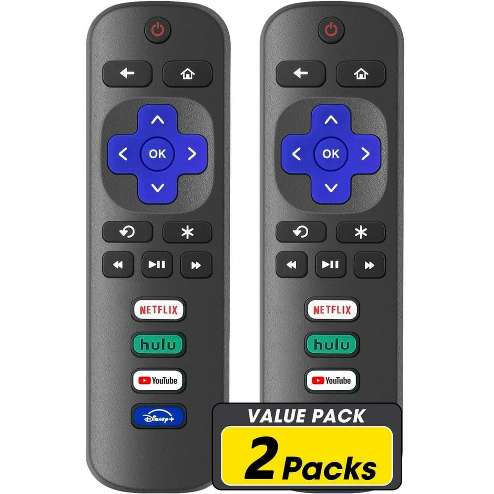 Ustris Roku TV Replacement Remote Control 2-Pack: $10.69