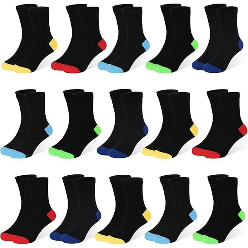 Kids' Crew Socks 15-Pair Pack: $10.39 Kids' Crew Socks 15-Pair Pack: $10.39