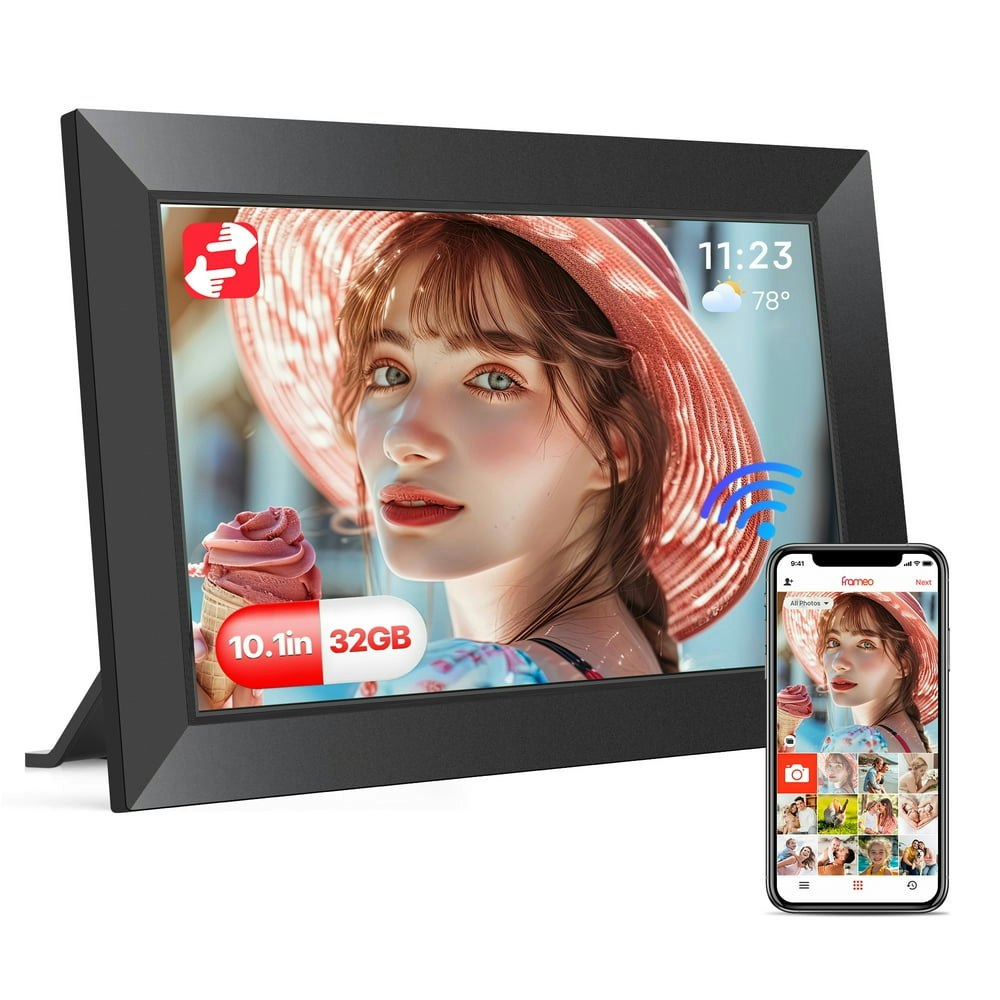 Ricilar Frameo 10.1" WiFi Digital Picture Frame 32GB IPS Touchscreen: $68.39 Ricilar Frameo 10.1" WiFi Digital Picture Frame 32GB IPS Touchscreen: $68.39