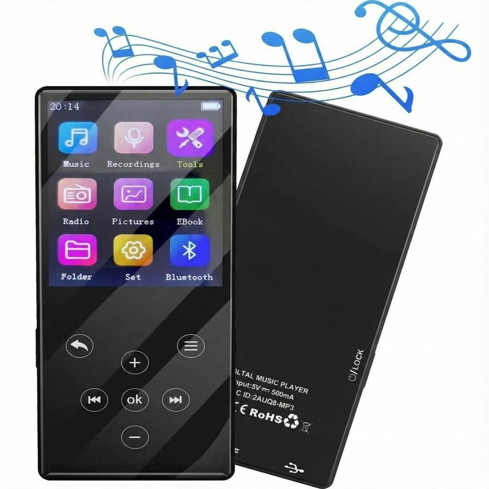 Qoosea Bluetooth MP3 Player 64GB: $25.73 Qoosea Bluetooth MP3 Player 64GB: $25.73