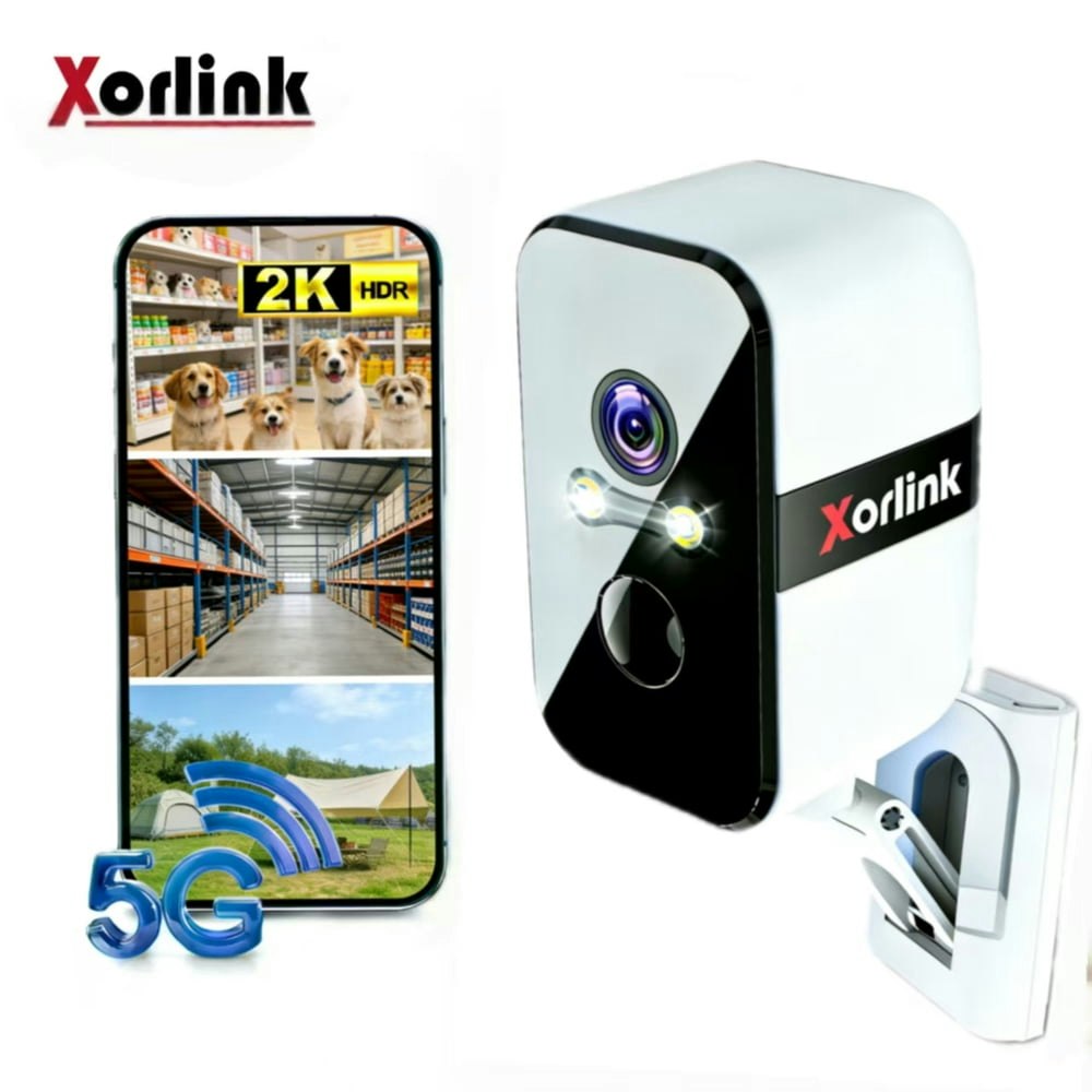 Xorlink 2K Wireless Outdoor Security Camera with Spotlight: $32.49