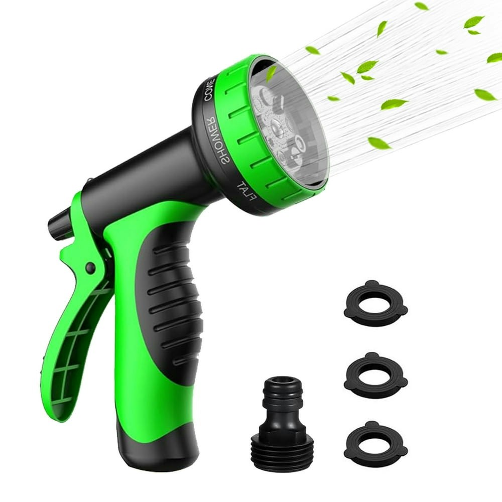 Kimhy 10-Pattern Garden Hose Nozzle with Flow Control and 3 Washers: $8.99 Kimhy 10-Pattern Garden Hose Nozzle with Flow Control and 3 Washers: $8.99