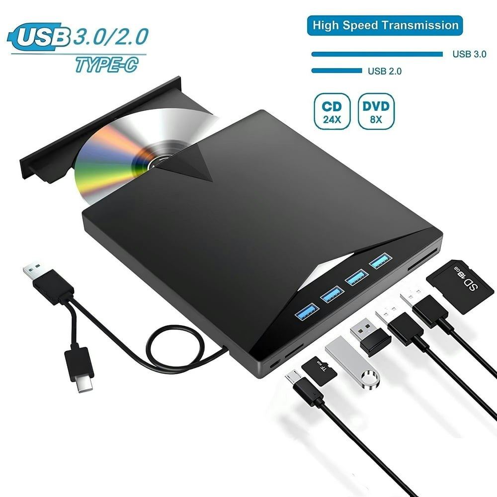 External USB 3.0 Type-C CD/DVD Drive for Laptop: $23.87 External USB 3.0 Type-C CD/DVD Drive for Laptop: $23.87