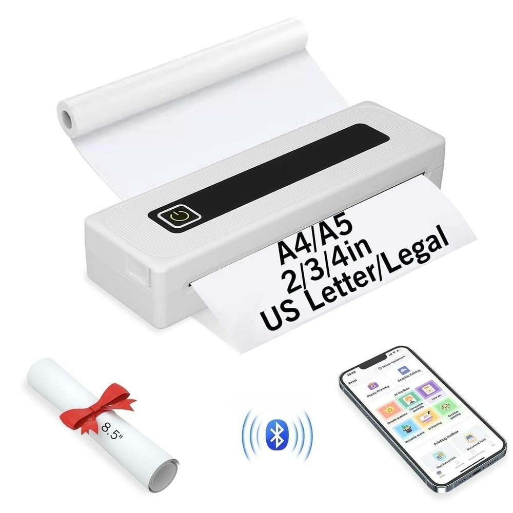 Portable Bluetooth Thermal Printer: $60.49