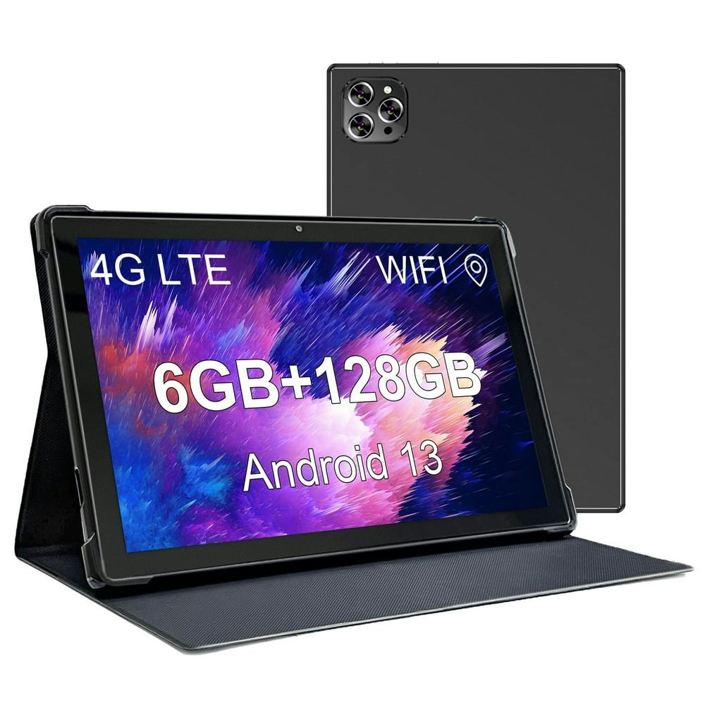 Android 13 Unlocked 4G LTE Tablet with SIM Card Slot 6GB 128GB: $109.95