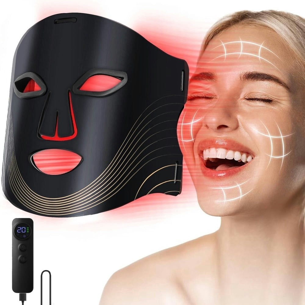 Morfone LED Red Light Therapy Face Mask: $66.32