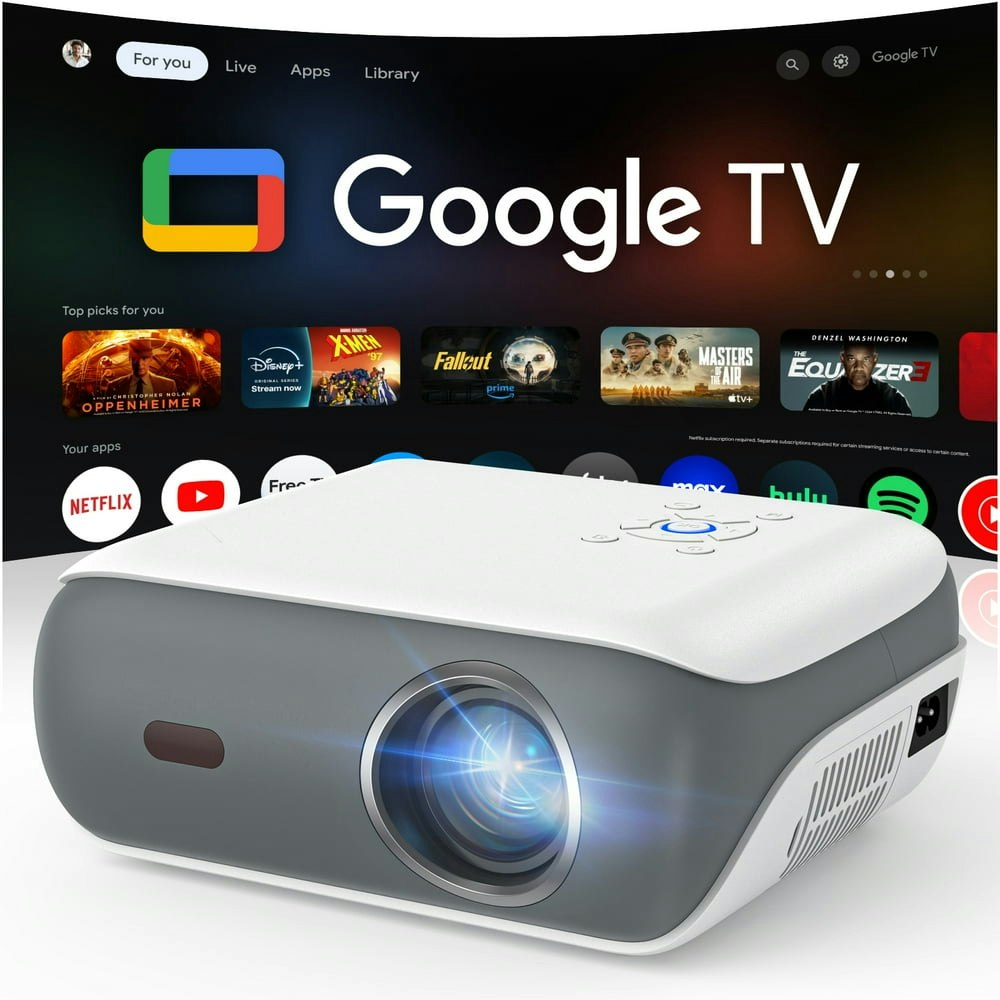 Happrun Google TV Smart Projector: $189.99