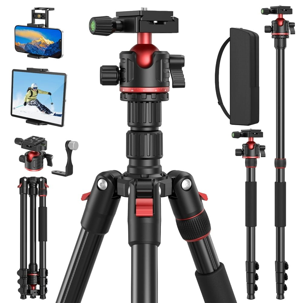 67-Inch Aluminum DSLR Camera Tripod Monopod: $57.99 67-Inch Aluminum DSLR Camera Tripod Monopod: $57.99