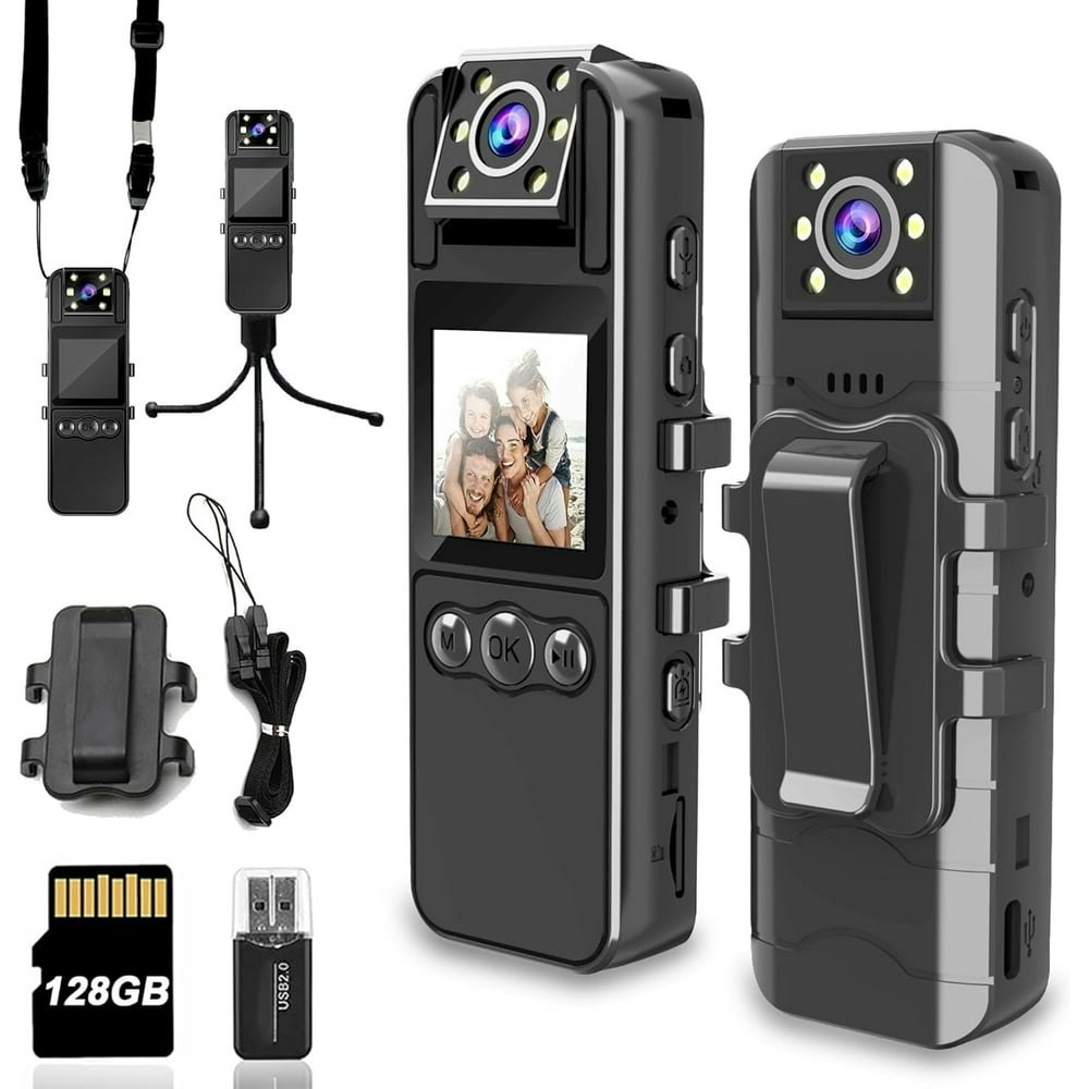 1080p Body Camera with Audio and Video Recording 128GB: $51.19 1080p Body Camera with Audio and Video Recording 128GB: $51.19