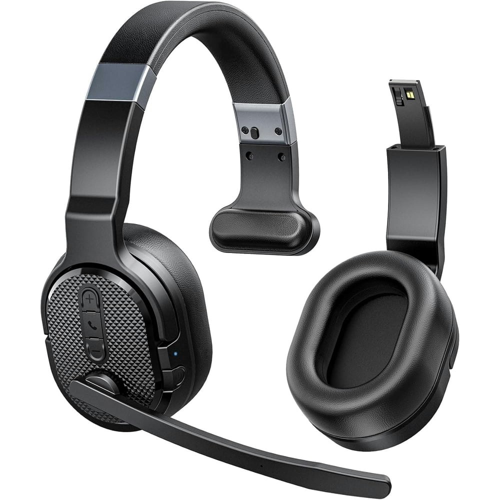 Bluetooth Trucker Headset with Noise Cancelling Microphone 50H Talktime: $35.99