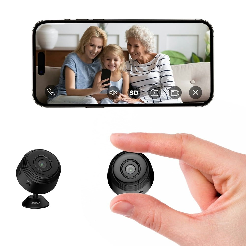 Oraolo Indoor 1080p Wireless Security Camera: $12.88