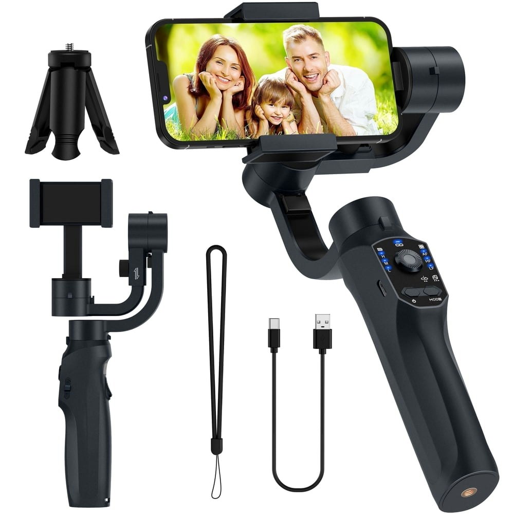 Amybaby 3-Axis Smartphone Gimbal Stabilizer: $52.99 Amybaby 3-Axis Smartphone Gimbal Stabilizer: $52.99