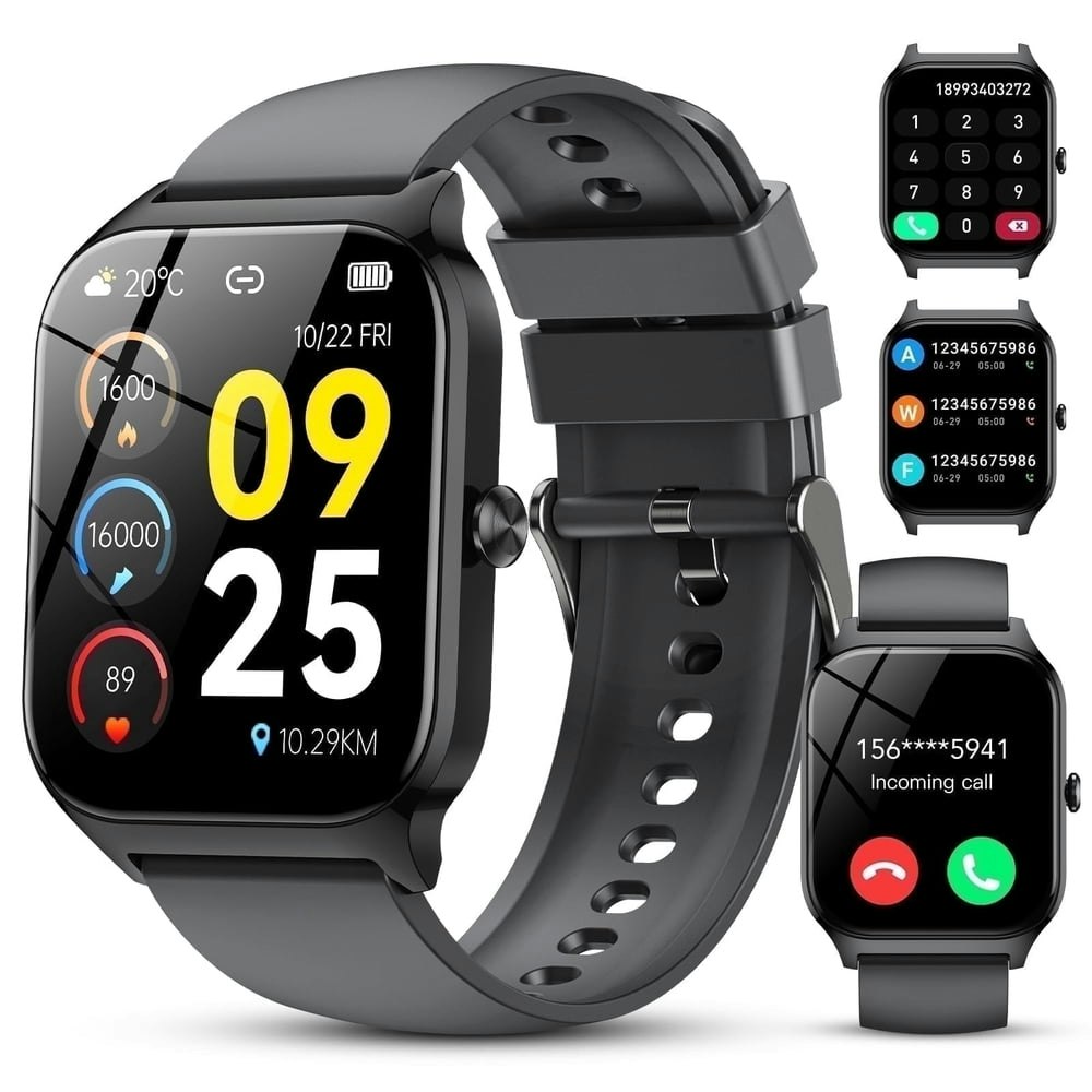 Smart Watch for Android and iPhone 1.85" Fitness Tracker IP68 Black: $19.89 Smart Watch for Android and iPhone 1.85" Fitness Tracker IP68 Black: $19.89