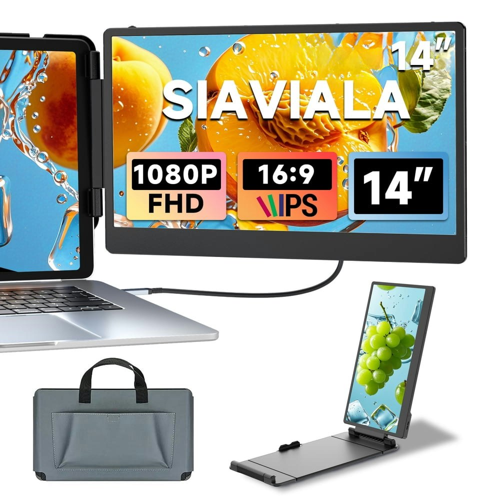 14" 1080p IPS Laptop Screen Extender Portable Monitor: $99.29