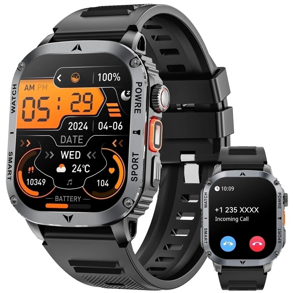 Haulvean 2.01-inch Military Smartwatch for Men: $35.79 Haulvean 2.01-inch Military Smartwatch for Men: $35.79