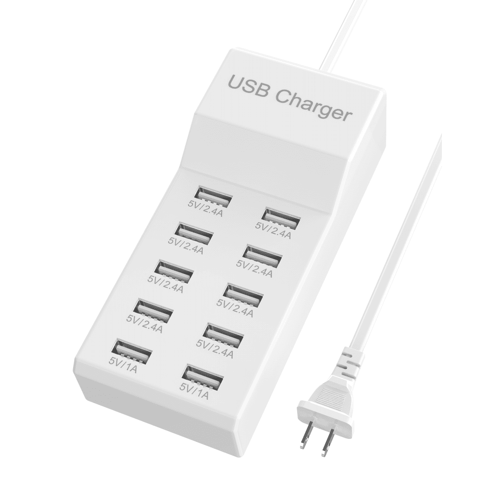 10-Port USB Charging Station: $13.49