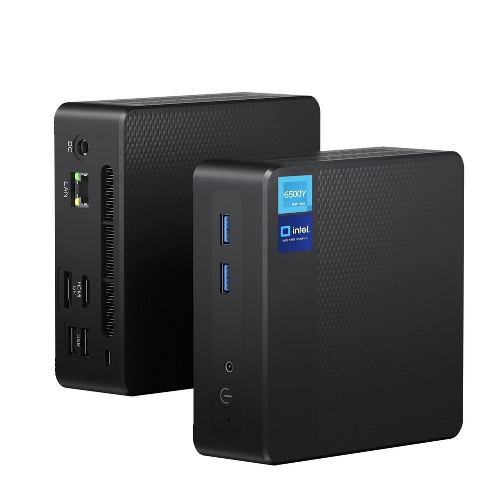 RNRUO Mini PC 16GB RAM 256GB M.2 SSD WiFi 6 Bluetooth 5.0 Windows 11 Desktop Mini Computer: $179.79