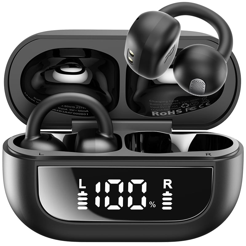 Tozo Open Ear Clip-On Bluetooth Earbuds: $39.99